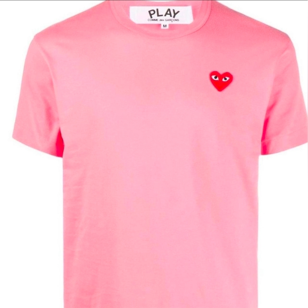 Comme des Garcons PLAY Tshirt XS Pink like xxs